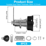 HASTHIP Cabinet Door Lock Kit for Drawers and Cabinets with 3 Digit Combination Zinc Alloy Security