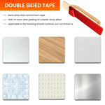 HASTHIP Closet Door Bar Handles for Cabinets and Drawers featuring No Drill Adhesive 8.2 in Golden Aluminum Design