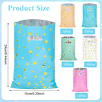 HASTHIP Gift Bags for Parties and Children's Day with Star Print 50 Pcs 33x18cm | 5 Colors