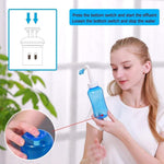HASTHIP® Botella de Lavado Nasal 500ml Neti Pot para Irrigación Nasal,Limpieza de Nariz y Senos Paranasales,Alivio Rinitis Alérgica y Congestión Sistema Enjuague para Adultos Niños