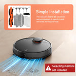 HASTHIP® Sweeping Robot Accessories Set Compatible for Robot Vacuum S10, Replacement Spare Parts Accessories, Main Side Brush Filter Mop Cloth.
