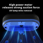 HASTHIP® UV Vacuum Cleaner with LED UV Sterilize Light & Heat Wind Dehumidification