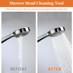 HASTHIP Shower Head Cleaner Tool for Unclogging Nozzles with 10 Fine Nylon Brushes | 4.3 in Detail Cleaning Set