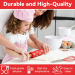 HASTHIP Christmas Baking Set for Family Fun with 9 Pieces including Star Cookie Cutters
