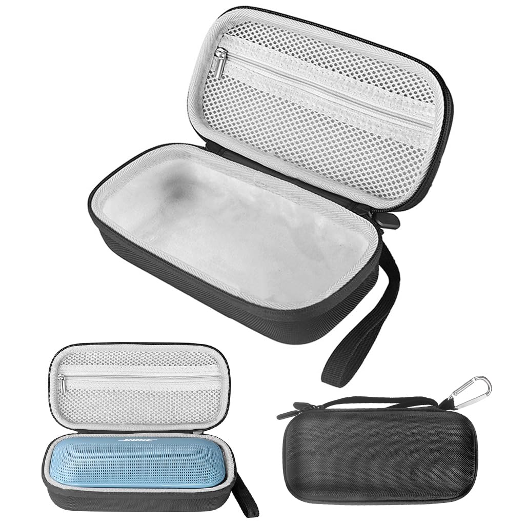 HASTHIP® co2CREA Hard EVA Carrying Case for Bose SoundLink Flex (2nd Gen) / Flex Bluetooth Portable Speaker, Travel Storage Bag with Hand Strap, Waterproof Shockproof Protective Cover, No Speaker
