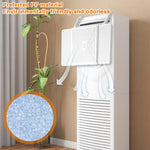 HASTHIP Air Conditioner Deflector for Evaporative Coolers with 47–58cm Retractable Panel | Adjustable Tilt Angle and Tool Free Setup