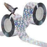 HASTHIP® 80M Bird Scare Tape Reflective - Multicolored Reflective Birds Repellent - Tapepigeon Repellent For Balcony - Garden Pigeon Scarer - Birds Deterrent Repellent Devices Tape(4.8cm*80m-2 Roll)