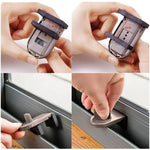 HASTHIP Sliding Window Lock for Home with Twist Knob and Aluminum Alloy Build | 4Pcs Set