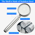 HASTHIP Hand Shower Head for Bathroom with 2.5 GPM Pressure Increaser and 304 Stainless Steel