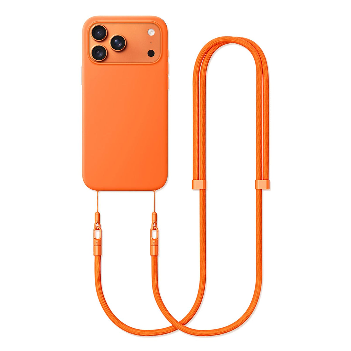 HASTHIP® Correa Bandolera Ajustable para Teléfonos con Doble Orificio de Cordón, Compatible con Modelos 17/Air/Pro/MAX y Cámaras, Cinta de Hombro y Cuello Manos Libres sin Funda, Ideal para