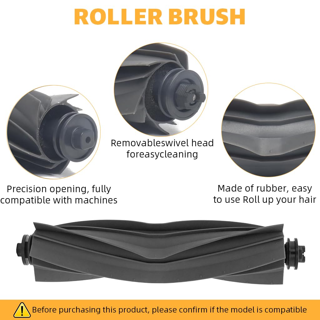 HASTHIP Replacement Parts for Dreame X40 Ultra Vacuum Cleaner with 12PCS Kit | Main Roller Brush Side Brushes Filters and Mop Cloths