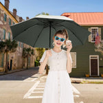 HASTHIP® Folding Umbrella for Women Rain & Sun Proof, UV Umbrella with 8 Strong Fiber Ribs, Gradient Modern Style Umbrella for Travel Lightweight Umbrella