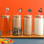 HASTHIP Stanley Straw Cover for 30 and 40 Oz Cups with 10 mm Fit and Food Grade Silicone | Cute Gift for Fans