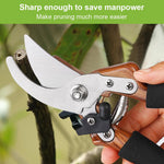 HASTHIP Hand Pruner Cutter for Gardening with Safety Lock and High Hardness Steel Blades
