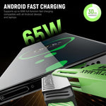 4 in 1 USB Cable Fast Charging Data Cable PD 65W 27W USB C Charger Wire for MacBook Pro