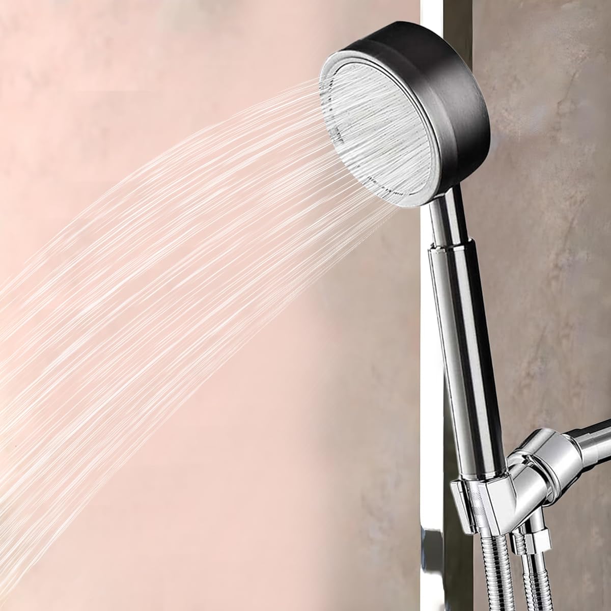 HASTHIP Hand Shower Head for Bathroom with 2.5 GPM Pressure Increaser and 304 Stainless Steel