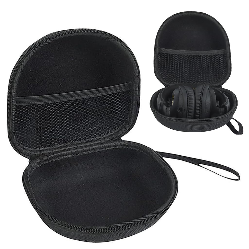 HASTHIP® Storage Case for Marshall Major IV/III/II Bluetooth Headphones, Hard EVA Protective Carrying Case, Waterproof Anti-Scratch Travel Bag with Mesh Pocket for Cables, Fits On-Ear Wireless