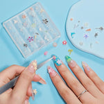 HASTHIP 3D Silicone Nail Molds for Ocean Beach Charms with 36 Designs | DIY Resin Art