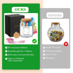 HASTHIP Quran Quotes Jar with 90 Color Coded Verse Cards for Emotional Guidance & Daily Inspiration