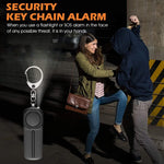HASTHIP Self Defence Gadget for Personal Safety with 130 dB Alarm and LED Light | Keychain for Women and Kids