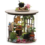 HASTHIP® Casa de Muñecas en Miniatura Kit DIY Botella de Ensueño con Muebles Creativos Artesanía Regalo Decoración