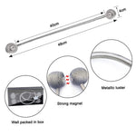 HASTHIP Magnetic Curtain Tiebacks for Home and Office with Strong Nickel Magnet 40cm Rope | Red Pack of 2