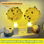 HASTHIP USB Fly Trap Balls for Kitchen and Living Room with LED Attractant Light | 3.15 in Yellow Sticky Pest Control