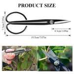 HASTHIP Gardening Pruning Shears for Trees and Roses with 43mm Steel Blades and 7.5 in Ergonomic Handle | Precise Bonsai Cutting Tool