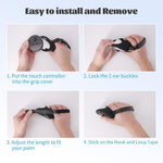 HASTHIP® Touch Controller Grips Cover for Meta Quest Anti-slip Silicone Touch Controller Grips Cover with Adjustable Wrist Strap Universal Touch Controller Grips Cover for Quest 3/Quest 3S