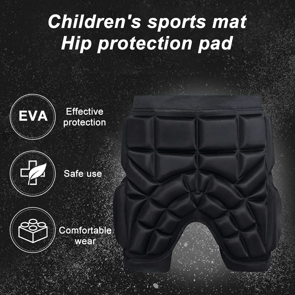 HASTHIP® Brand Protector de Cadera para Patinaje con Almohadilla de glúteos para niños y Adultos