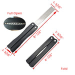 HASTHIP Knife Sharpener for Kitchen featuring Foldable Design with 400/600 Grit | Portable Diamond Stone 3.2×12.5 cm