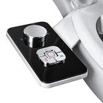 HASTHIP Manual Bidet Sprayer for Toilet with Dual Nozzle 7 and 5 Hole Wash | Self Cleaning Design