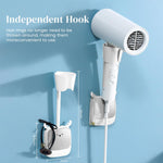 HASTHIP Hair Dryer Stand for Bathroom with 180 Degree Rotating Arm and Self Adhesive Mount
