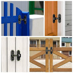HASTHIP Door Latch for Gates Doors and Cabinets with 90° 180° Design | Glow in the Dark Zinc Alloy Lock