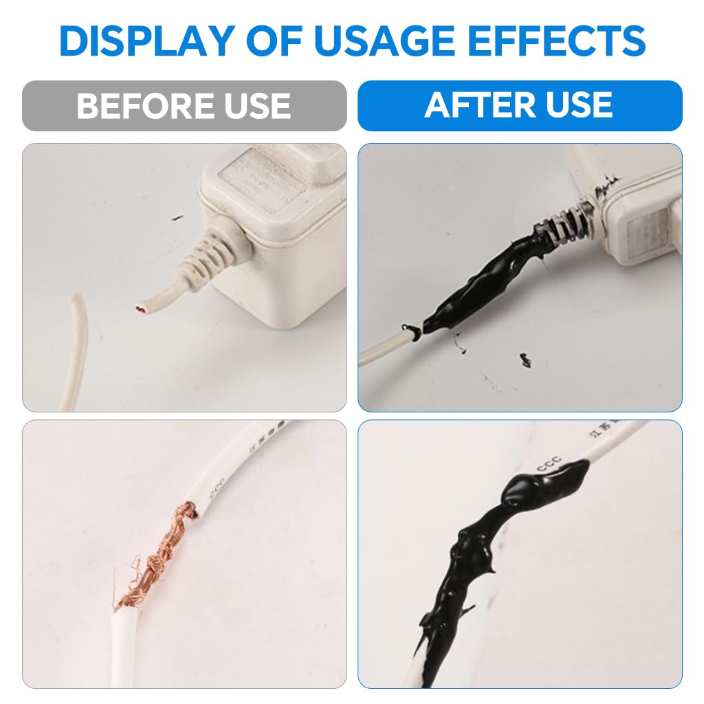 HASTHIP Electronic Wire Cable Repair Glue 60ml for Insulation with Pin Nozzle Design