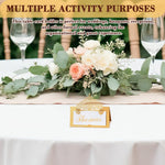 HASTHIP Place Cards for Wedding and Banquet Table Settings featuring 50 Foldable Gold Holders