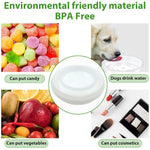 HASTHIP Plant Pot Saucers for Indoor and Outdoor Use with Drainage Grooves 12pcs 9.8 in | Clear Plastic Trays to Prevent Water Spillage
