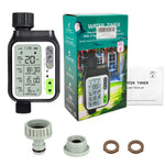 HASTHIP Drip Irrigation Timer for Garden and Farm with 3/4 inch Connector featuring LCD Control | IP65 Waterproof