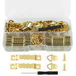 HASTHIP Picture Frame Hanging Kit for Wall Mounting Artworks with 251 pcs & Screwdriver