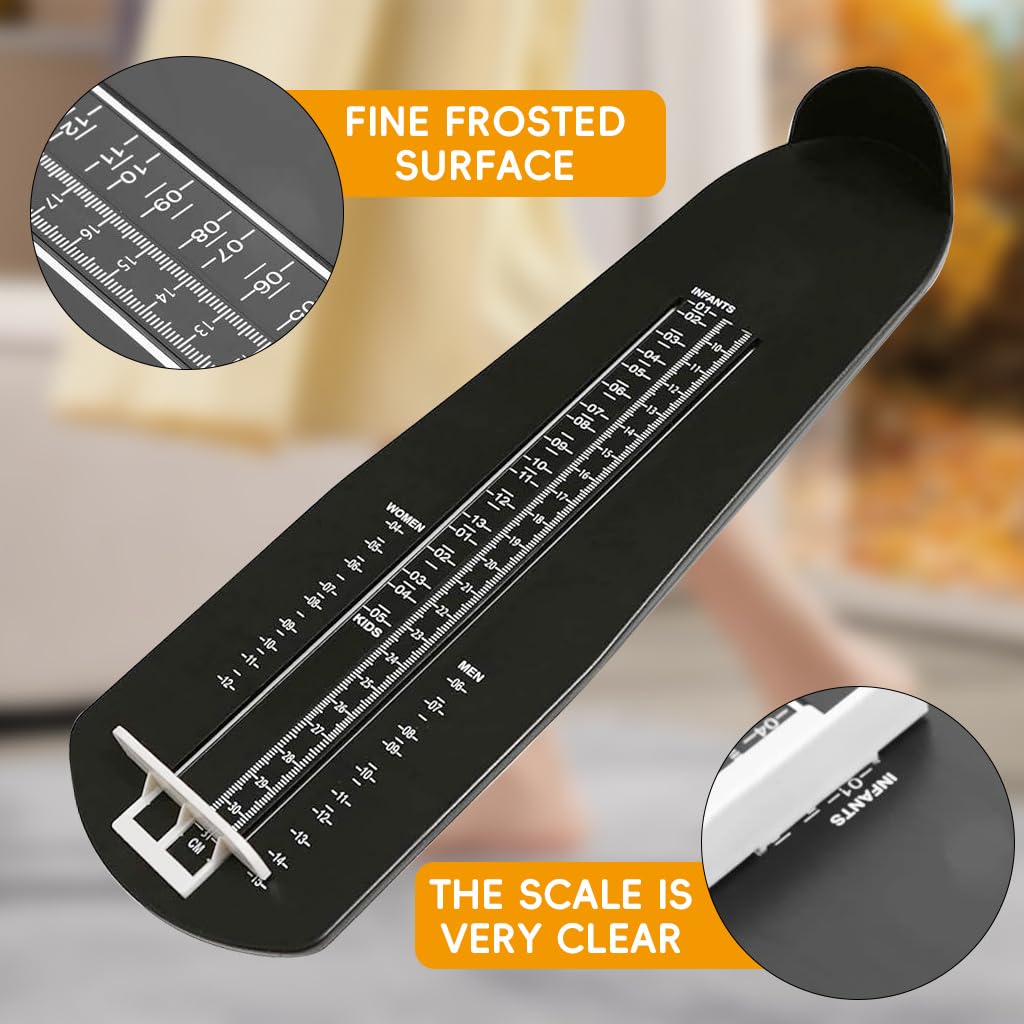 HASTHIP Foot Measuring Device for Kids and Adults with EU and US Sizing | Portable Tool