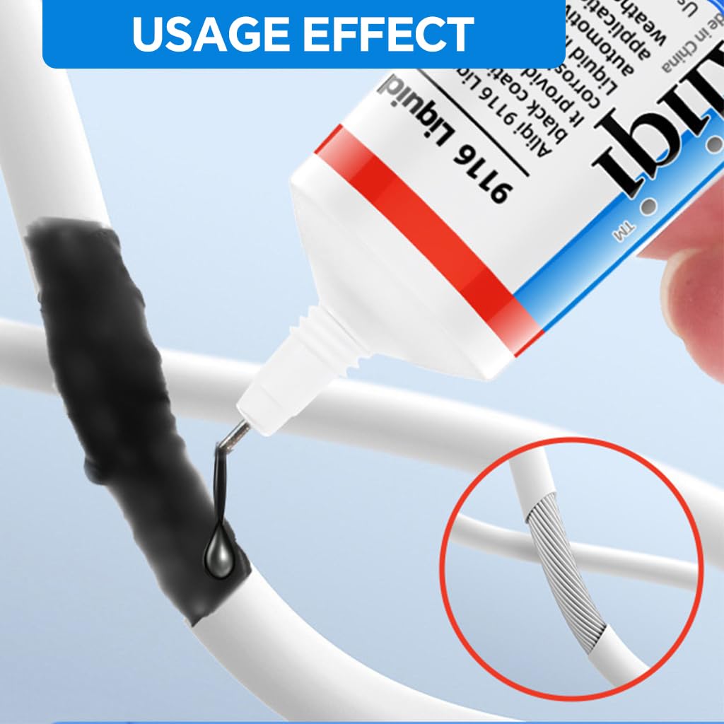 HASTHIP Electronic Wire Cable Repair Glue 60ml for Insulation with Pin Nozzle Design
