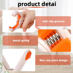 HASTHIP Beach Towel Clips for Sun Loungers with Spring Loaded Grip Set of 8 | Windproof Plastic Pegs