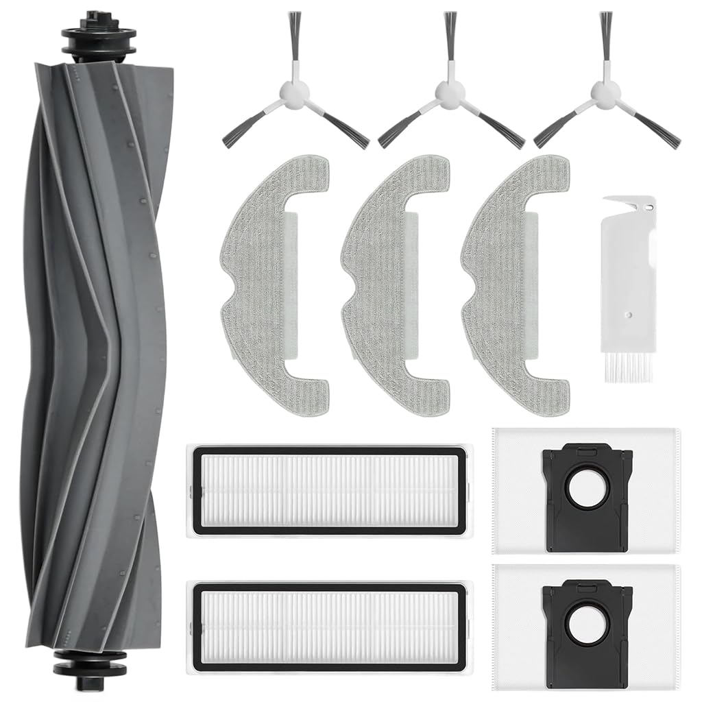 HASTHIP Replacement Parts for Dreame D10 Plus Gen 2 Vacuum | 12Pcs Kit with Brushes and Filters