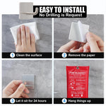 HASTHIP Self Adhesive Wall Hooks for Bathroom and Kitchen with 6.6lbs Capacity | Rust-Proof Stainless Steel Pack of 8