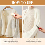 HASTHIP 2 in 1 Lint Roller for Clothes and Travel with Washable Reusable Gel Scraper | Pet Hair Remover
