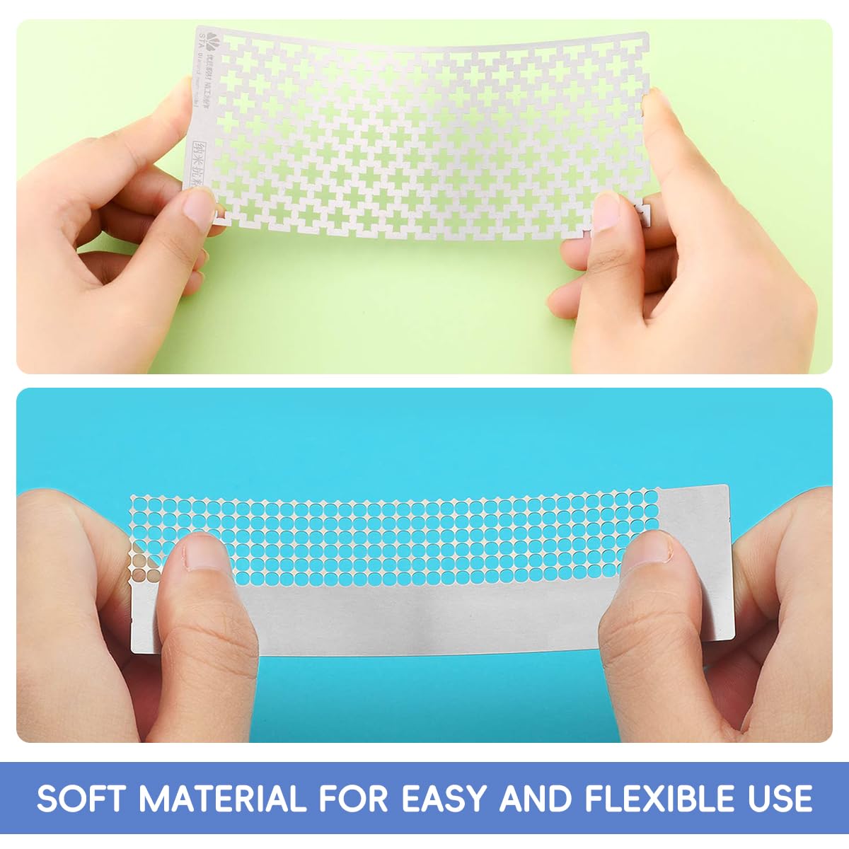 HASTHIP Diamond Painting Ruler Kit for Craft Alignment with 15cm Stainless Steel Circle & Cross Grid Rulers | Includes Scraper