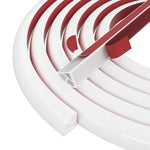 HASTHIP® 9.8ft Self-Adhesive TPE Waterproof Seal Strip Trim, Flexible Gap Sealing Tape with Strong Adhesive Backing, Waterproof Edge Finishing Strip for Bathroom, Kitchen, Sink, Shower, Windows