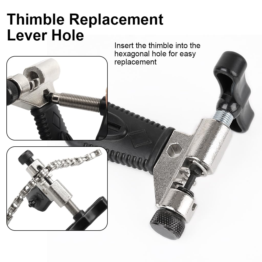 HASTHIP Universal Bike Chain Tool for All Speeds with 30mm Precision Rod | DIY and Pro Repair