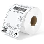 HASTHIP® 4x6 Inch Thermal Label Printer Paper Roll, Self-Adhesive Inkless Shipping Label Stickers, 500 Labels Per RollCompatible with Thermal Label Makers for Shipping, Warehouse, Mailing