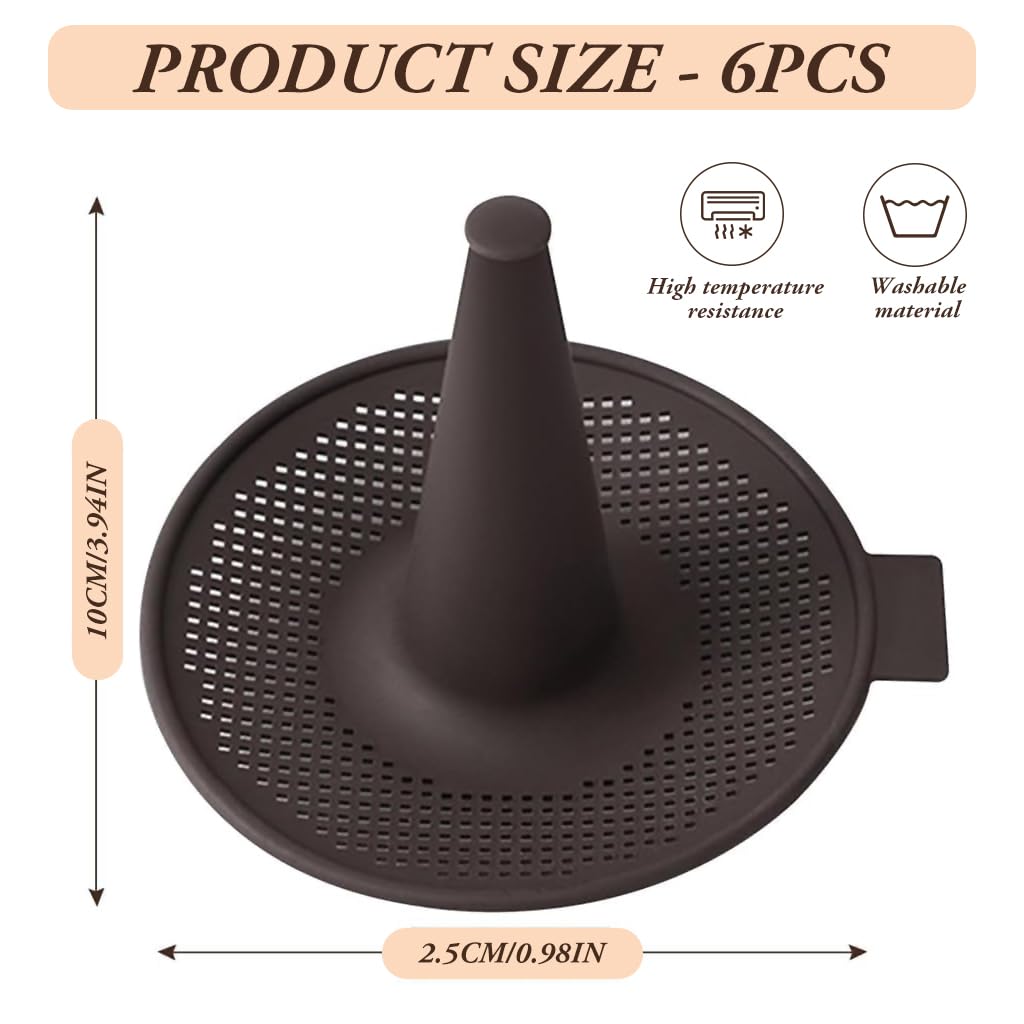 HASTHIP Donut Mold Set for Baking Bagels and Donuts featuring 6PCS 5.31 in Silicone Trays | Even Heating Design